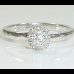 Silpada R2820 Sterling Silver and CZ ring